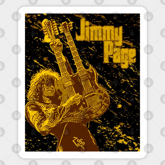 Jimmy Page Sticker by Nana On Here